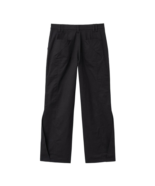 MISEKISEOUL MEN（ミセキソウルメンズ）の「Side pleats multi panel pants BLACK（その他パンツ・メンズ・その他・1/2/3）」の3枚目の写真
