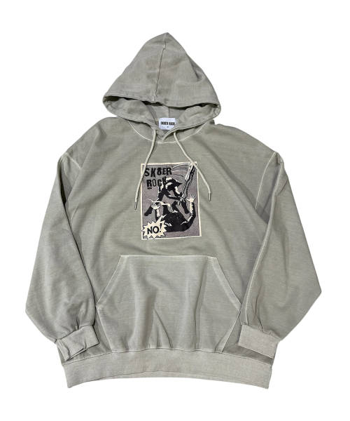 SK8ER ROCK(スケーターロック)の「No Control ピグメントスウェットフーディ(ベージュ)(パーカー・レディース・その他・MEDIUM/LARGE)」の1枚目の写真