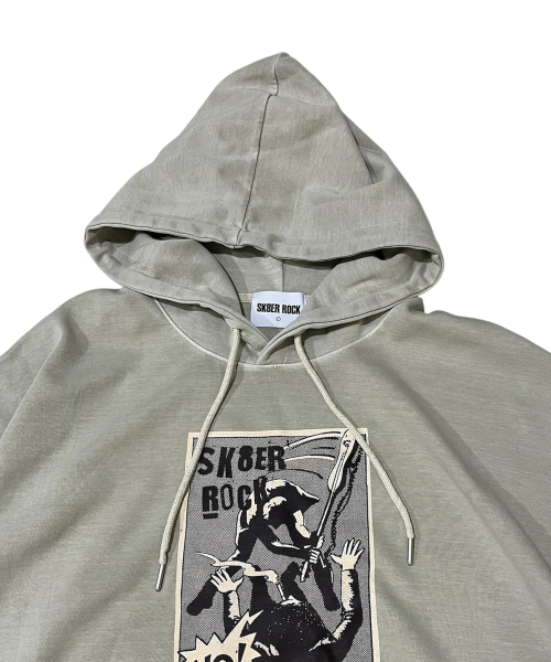 SK8ER ROCK(スケーターロック)の「No Control ピグメントスウェットフーディ(ベージュ)(パーカー・レディース・その他・MEDIUM/LARGE)」の3枚目の写真