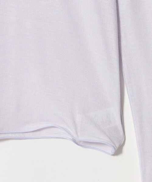 AEWEN MATOPH(イウエン マトフ)の「<AEWEN MATOPH>シアー クルーネック カットソー(Tシャツ/カットソー・レディース・ブラック/ライラック/オフホワイト・FREE)」の18枚目の写真