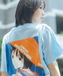 【別注】＜over print × なえなの＞プリント Tシャツ/COTOH