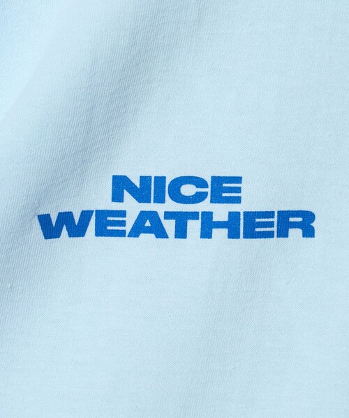 NICE WEATHER(ナイスウェザー)の「【別注】<over print × なえなの>プリント Tシャツ/COTOH(Tシャツ/カットソー・レディース・ブラック/ライトブルー/ホワイト・L/M/S)」の16枚目の写真