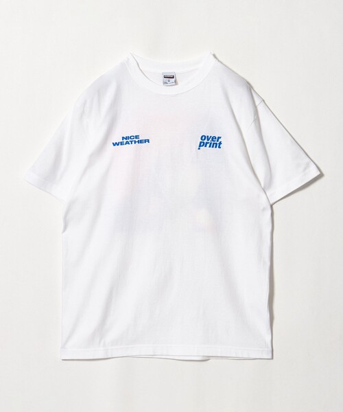 NICE WEATHER(ナイスウェザー)の「【別注】<over print × なえなの>プリント Tシャツ/COTOH(Tシャツ/カットソー・レディース・ブラック/ライトブルー/ホワイト・L/M/S)」の20枚目の写真