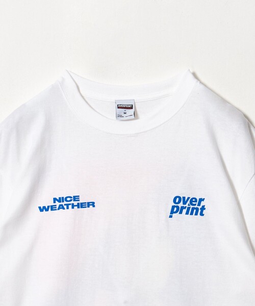 NICE WEATHER(ナイスウェザー)の「【別注】<over print × なえなの>プリント Tシャツ/COTOH(Tシャツ/カットソー・レディース・ブラック/ライトブルー/ホワイト・L/M/S)」の21枚目の写真