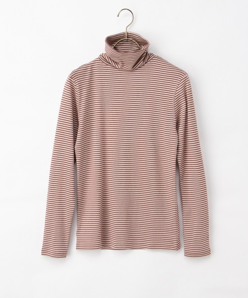Honeys(ハニーズ)の「フライスボーダータートル(Tシャツ/カットソー・レディース・ブラック系その他2/レッド系その他2/ネイビー系1/パープル系その他2/ブラウン系その他2・LL/L/S/M)」の22枚目の写真