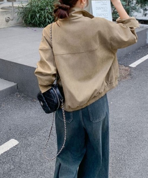 FAVORITO(ファヴォリート)の「ショート長袖ジャケット(その他アウター・レディース・モカ・F)」の7枚目の写真