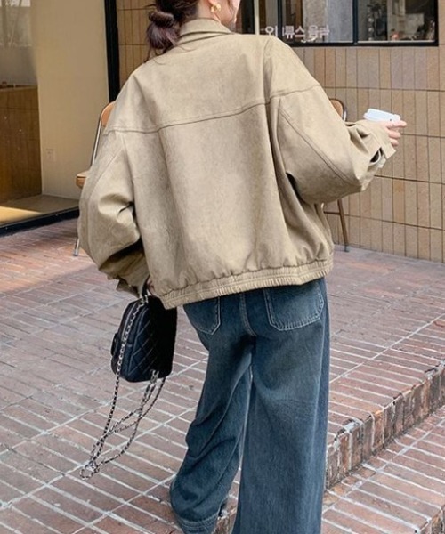 FAVORITO(ファヴォリート)の「ショート長袖ジャケット(その他アウター・レディース・モカ・F)」の9枚目の写真