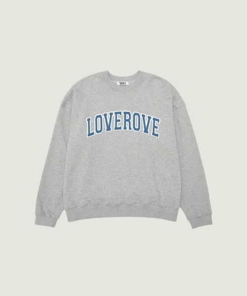 GRVRGROVE(グローブ)の「LOVEROVE SWEATSHIRT(スウェット・レディース・グレー/ブラウン/ブラック/チャコール・フリー)」の6枚目の写真