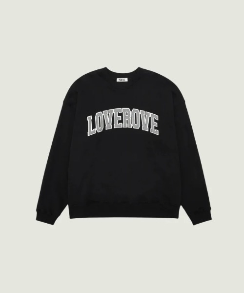 GRVRGROVE(グローブ)の「LOVEROVE SWEATSHIRT(スウェット・レディース・グレー/ブラウン/ブラック/チャコール・フリー)」の5枚目の写真