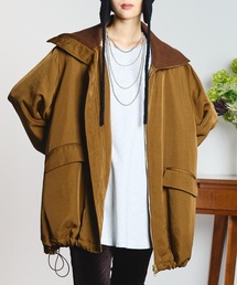 (CREOLME)BIG COLLAR PADDED COAT