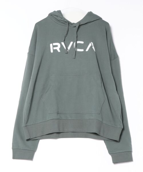 RVCA(ルーカ)の「RVCA メンズ STENCIL RVCA HD パーカー 【2026年秋冬モデル】(パーカー・メンズ・ヘザーグレー/ブラック/ブルー系その他/ブラウン・SMALL/MEDIUM/LARGE/X-LARGE)」の4枚目の写真