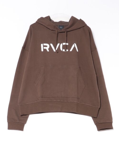 RVCA(ルーカ)の「RVCA メンズ STENCIL RVCA HD パーカー 【2026年秋冬モデル】(パーカー・メンズ・ヘザーグレー/ブラック/ブルー系その他/ブラウン・SMALL/MEDIUM/LARGE/X-LARGE)」の3枚目の写真
