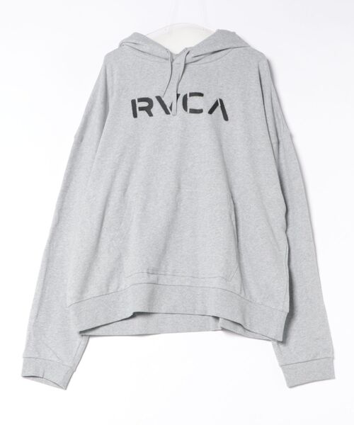 RVCA(ルーカ)の「RVCA メンズ STENCIL RVCA HD パーカー 【2026年秋冬モデル】(パーカー・メンズ・ヘザーグレー/ブラック/ブルー系その他/ブラウン・SMALL/MEDIUM/LARGE/X-LARGE)」の1枚目の写真