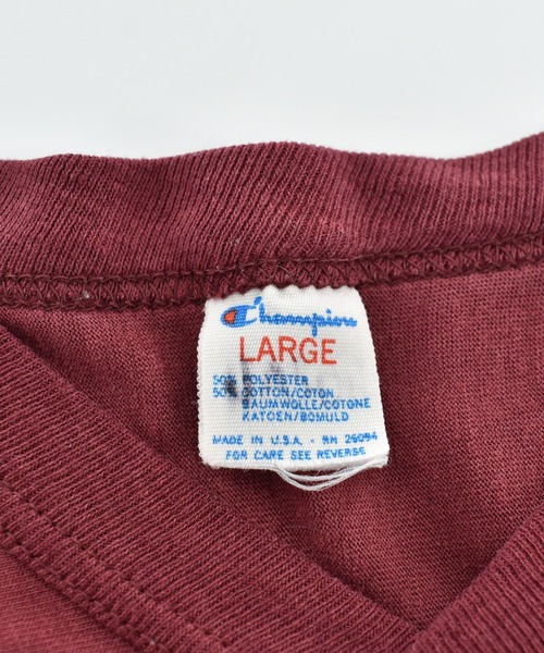 Champion(チャンピオン)の「【USED】80's Champion "U.S.C.12" フットボール Tシャツ USA製(Tシャツ/カットソー・メンズ・レッド・LARGE)」の3枚目の写真