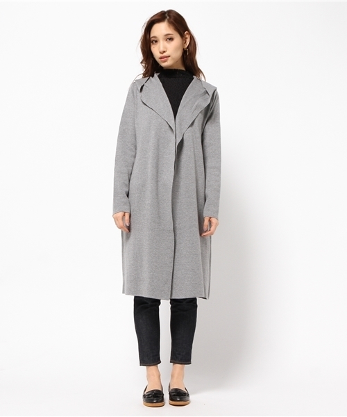 MOUSSY(マウジー)の「HOODIE CDK(カーディガン/ボレロ・レディース・トップグレー/ブラック/ベージュ・FREE)」の10枚目の写真