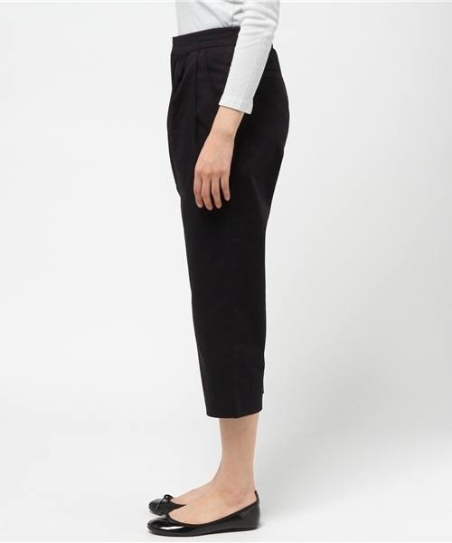 GLOBAL WORK(グローバルワーク)の「ワイドクロプトパンツ/708547(その他パンツ・レディース・ホワイト/ブラウン/ネイビー/ブルー/ライトブルー・SMALL/LARGE/MEDIUM)」の7枚目の写真