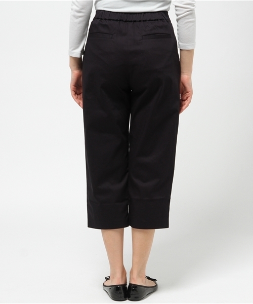 GLOBAL WORK(グローバルワーク)の「ワイドクロプトパンツ/708547(その他パンツ・レディース・ホワイト/ブラウン/ネイビー/ブルー/ライトブルー・SMALL/LARGE/MEDIUM)」の8枚目の写真