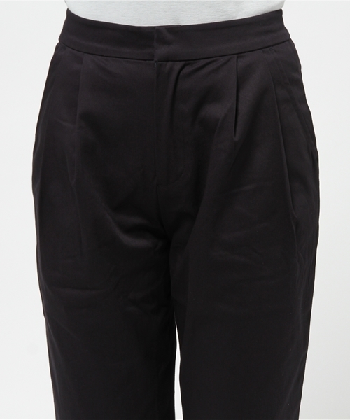 GLOBAL WORK(グローバルワーク)の「ワイドクロプトパンツ/708547(その他パンツ・レディース・ホワイト/ブラウン/ネイビー/ブルー/ライトブルー・SMALL/LARGE/MEDIUM)」の9枚目の写真