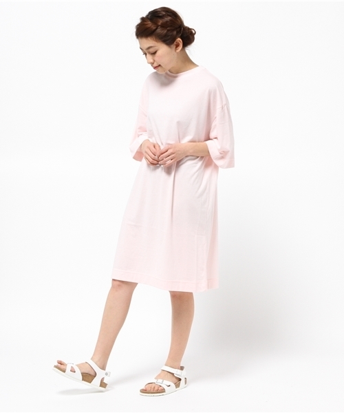 WEGO（ウィゴー）の「WEGO/BIG Teeワンピース（ワンピース・レディース・サックスブルー/ライトピンク/ブラック/ホワイト/ライトパープル・FREE）」の17枚目の写真