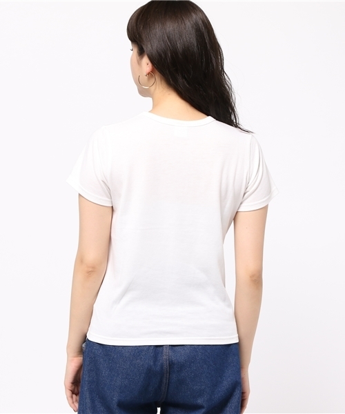 MOUSSY（マウジー）の「JESUS TSJ（Tシャツ/カットソー・レディース・ホワイト/ブラック・FREE）」の4枚目の写真