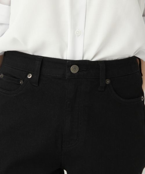 A part by（アパートバイ）の「デニムスリムパンツ 730023 （デニムパンツ・レディース・ブルー/ブラック/ネイビー・SMALL/LARGE/MEDIUM）」の12枚目の写真