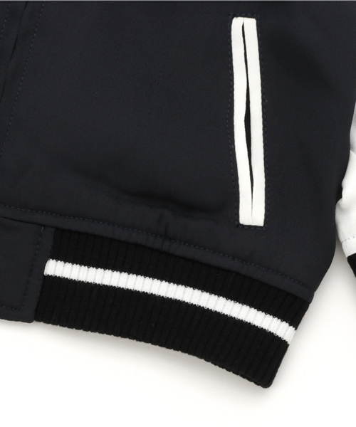 BRANSHES(ブランシェス)の「スカジャン(ブルゾン・キッズ・ブラック/ベージュ・120cm/150cm/130cm/80cm/90cm/110cm/100cm/140cm)」の6枚目の写真