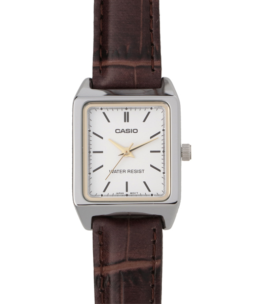 AMERICAN RAG CIE（アメリカンラグシー）の「CASIO/スクエアクオーツ【WEB限定】（アナログ腕時計・レディース・その他/ブラウン系その他/ブラック×ブラック/ホワイト×グレー・FREE）」の2枚目の写真