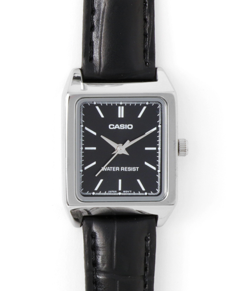 AMERICAN RAG CIE（アメリカンラグシー）の「CASIO/スクエアクオーツ【WEB限定】（アナログ腕時計・レディース・その他/ブラウン系その他/ブラック×ブラック/ホワイト×グレー・FREE）」の3枚目の写真
