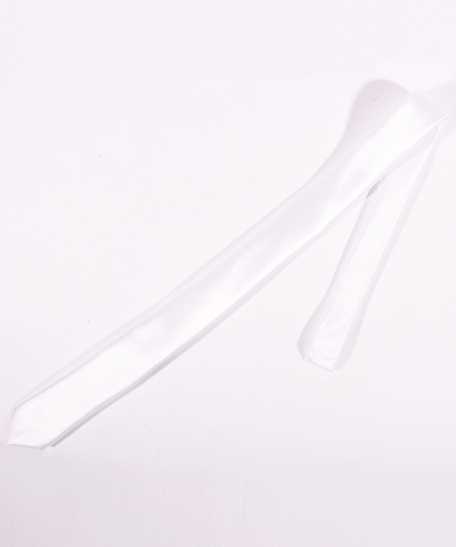 8(eight)(エイト)の「シンプル スリム 細ネクタイ(ネクタイ・メンズ・ホワイト/レッド/グリーン/パープル/ネイビー/シルバー/チャコールグレー/ターコイズブルー/ブルー/ブラック/ワイン/オリーブ/ピンク/イエロー/マスタード・FREE)」の1枚目の写真