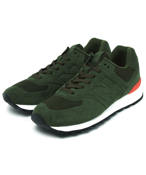 NEW BALANCE(ニューバランス)の「NEW BALANCE MS574(スニーカー・メンズ・ダークグリーン/ネイビー/ブラウン・8h/9/9h/8/10/10h/11)」の3枚目の写真