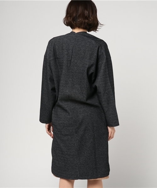 VENCEEXCHANGE（ヴァンスエクスチェンジ）の「刺繍ダブルフェイスガウン               （カーディガン/ボレロ・レディース・ブラック/ネイビー/グレー/ピンク・MEDIUM）」の7枚目の写真