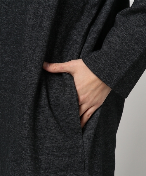 VENCEEXCHANGE（ヴァンスエクスチェンジ）の「刺繍ダブルフェイスガウン               （カーディガン/ボレロ・レディース・ブラック/ネイビー/グレー/ピンク・MEDIUM）」の10枚目の写真