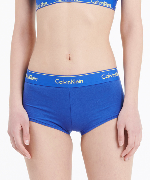 Calvin Klein Underwear（カルバンクラインアンダーウェア）の「Icon Cotton  - ボーイショーツ（ショーツ・レディース・レッド/ホワイト/ブラック/グレー/ブルー・MEDIUM/SMALL/X-SMALL/L/XL）」の4枚目の写真