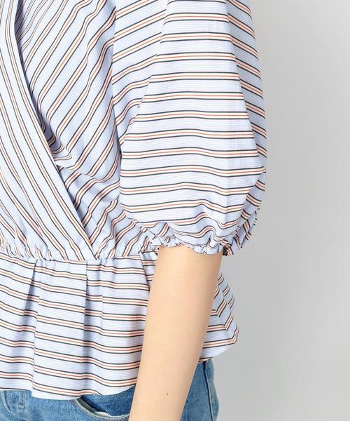 Khaju(カージュ)の「Khaju:2WAYカシュクールブラウス②◇(シャツ/ブラウス・レディース・ブラック/ライトブルー/ホワイト/ネイビー・ONE SIZE)」の13枚目の写真