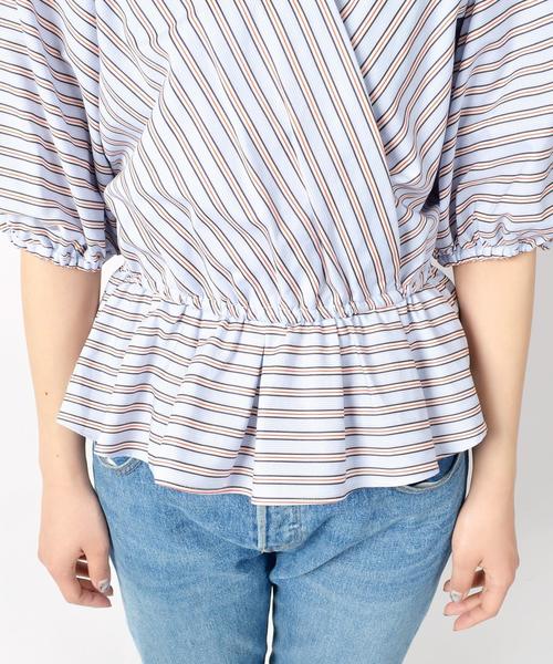 Khaju(カージュ)の「Khaju:2WAYカシュクールブラウス②◇(シャツ/ブラウス・レディース・ブラック/ライトブルー/ホワイト/ネイビー・ONE SIZE)」の14枚目の写真