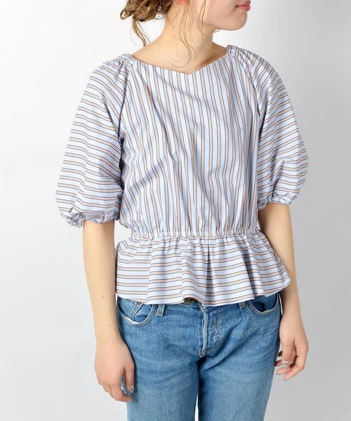 Khaju(カージュ)の「Khaju:2WAYカシュクールブラウス②◇(シャツ/ブラウス・レディース・ブラック/ライトブルー/ホワイト/ネイビー・ONE SIZE)」の15枚目の写真