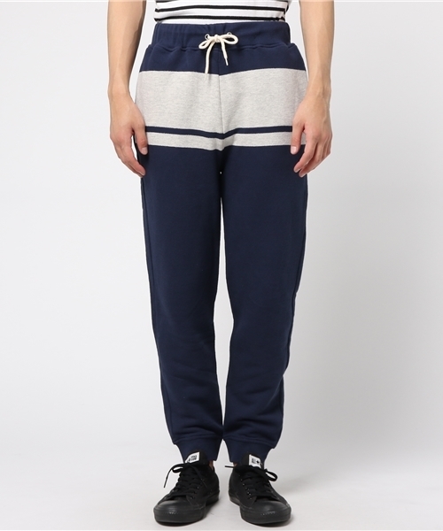 grn（ジーアールエヌ）の「【grn/ジーアールエヌ】ラインスウェットパンツ（その他パンツ・メンズ・杢グレー/オートミール/ネイビー・LARGE/MEDIUM）」の6枚目の写真