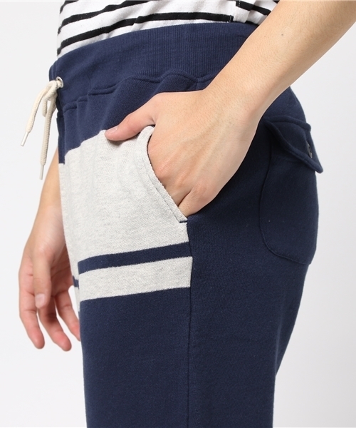 grn（ジーアールエヌ）の「【grn/ジーアールエヌ】ラインスウェットパンツ（その他パンツ・メンズ・杢グレー/オートミール/ネイビー・LARGE/MEDIUM）」の9枚目の写真