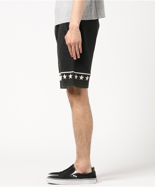 JACKROSE（ジャックローズ）の「スタープリントスウェットショーツ（その他パンツ・メンズ・ブラック/インディゴブルー/サックスブルー・L/M）」の4枚目の写真