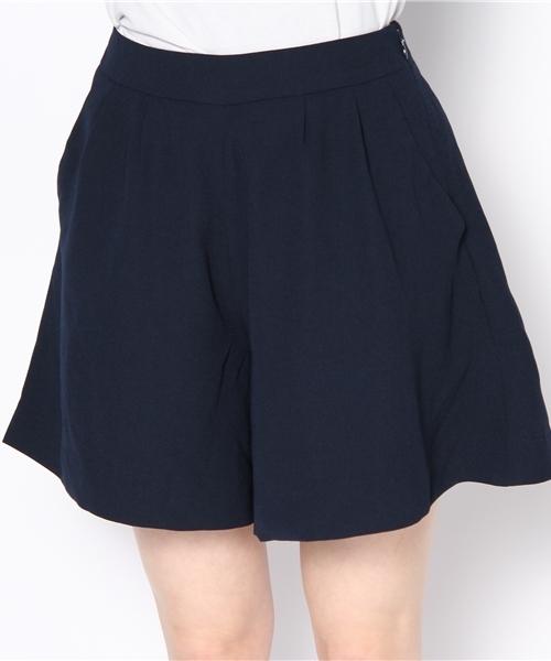 earth music&ecology(アースミュージックアンドエコロジー)の「●steady 6月号 掲載●バックリボンキュロット/ショートパンツ(カーゴパンツ・レディース・キャメル/イエロー/ネイビー/ピンク・MEDIUM/SMALL)」の7枚目の写真