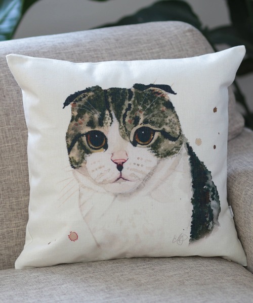 Jubilee(ジュビリー)の「クッションカバー 犬 猫(クッション/クッションカバー・レディース・ライトグレー/ライトホワイト/ベージュ/オフホワイト/アイボリー/キナリ/ホワイト/ブラウン/グレー/ブラック/ブラック系その他4/ブラック系その他5/ブラック系その他2/ブラウン系その他/ライトブラウン/ブラック系その他/ブラック系その他6/ホワイト系その他/ブラック系その他3/ダークブラウン/オレンジ/シルバーグレー/ホワイト×ブラック/ブラック×ホワイト/チョコ/ホワイト系その他2/ホワイト系その他3/ホワイト系その他4/ブラウン系その他2・FREE)」の14枚目の写真