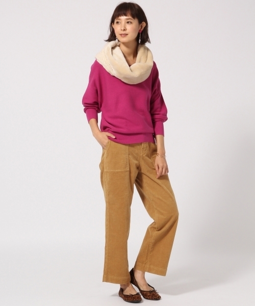 GLOBAL WORK（グローバルワーク）の「コーデュロイベイカーパンツ/773216（その他パンツ・レディース・ブラック/ベージュ/カーキ・SMALL/LARGE/MEDIUM）」の12枚目の写真