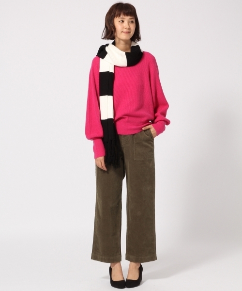 GLOBAL WORK（グローバルワーク）の「コーデュロイベイカーパンツ/773216（その他パンツ・レディース・ブラック/ベージュ/カーキ・SMALL/LARGE/MEDIUM）」の16枚目の写真