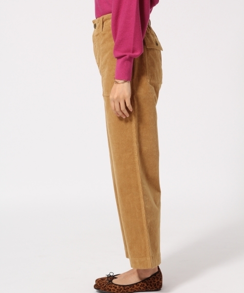 GLOBAL WORK（グローバルワーク）の「コーデュロイベイカーパンツ/773216（その他パンツ・レディース・ブラック/ベージュ/カーキ・SMALL/LARGE/MEDIUM）」の6枚目の写真