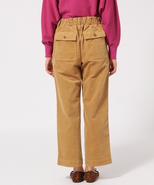 GLOBAL WORK（グローバルワーク）の「コーデュロイベイカーパンツ/773216（その他パンツ・レディース・ブラック/ベージュ/カーキ・SMALL/LARGE/MEDIUM）」の7枚目の写真