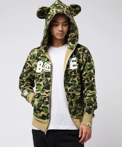 MEDICOM TOY,ABC BE@R FULL ZIP HOODIE M - WEAR