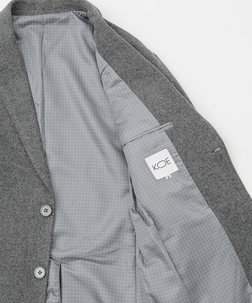koe×THOM BROWNE（コエトムブラウン）の「[KOE×THOM BROWNE] MENS SPORTCOAT（テーラードジャケット・メンズ・ダークグレー・SMALL/MEDIUM/LARGE）」の14枚目の写真