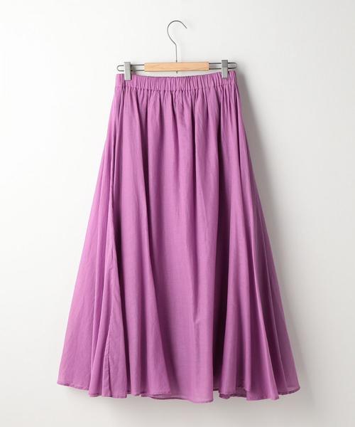 coen（コーエン）の「【大人気・新色追加・CM着用アイテム・Market】ソリッドマキシスカート(ネイビー⇒WEB限定追加)（スカート・レディース・ライラック/マスタード/ネイビー/ピンク/ダークグリーン・FREE）」の7枚目の写真