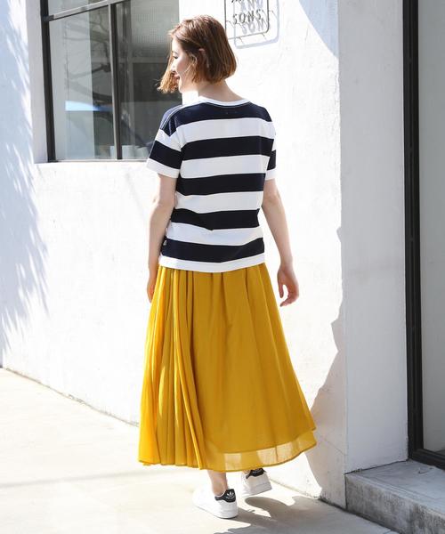 coen（コーエン）の「【大人気・新色追加・CM着用アイテム・Market】ソリッドマキシスカート(ネイビー⇒WEB限定追加)（スカート・レディース・ライラック/マスタード/ネイビー/ピンク/ダークグリーン・FREE）」の18枚目の写真