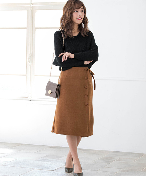 Color（カラー）の「ゴールドフラップショルダーバッグ（ショルダーバッグ・レディース・ブラック/モカ/キャメル・FREE）」の11枚目の写真